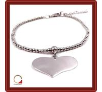 Bracciale Cuore in argento 925 da donna braccialetto con ciondolo amore pendente