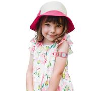 Bracciale da bambino regolabile per Freestyle Libre 2 / Plus - Dia-Style Kiddy - Fascia elastica confortevole e colorata - Protezione sensore CGM - Misura regolabile 18-25 cm (Smiley Flower)