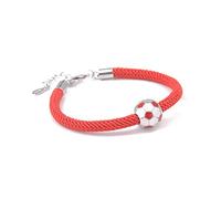Bracciale da Calcio per Uomo Bracciale Intrecciato da Ragazzo Ciondoli da Calcio Bracciale Alla Caviglia Cavigliera Catena Regalo di Compleanno Gioielli per Figlia Figlio Gioielli Delicati