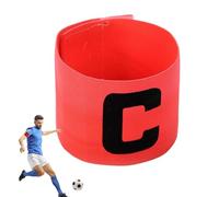 Bracciale da capitano di calcio, braccialetto da capitano di calcio C - Fascia da capitano elastico da calcio | Il capitano classico C congreca il calcio del braccialetto del capitano per la gioventù