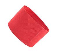 Bracciale da Capitano di Calcio Regolabile, Colori Vivaci per Partite di Sport di Squadra, Materiale in Nylon (Rosso)