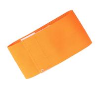 Bracciale da Capitano di Calcio Regolabile, Colori Vivaci per Partite di Sport di Squadra, Materiale in Nylon (Orange)