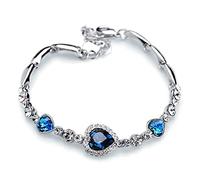 Bracciale da Donna Bracciale Tennis Regolabile Regali di Compleanno di Natale per Ragazze e Donne Eleganti e Popolari Lovely And Attractive