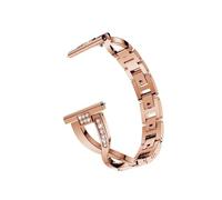 Bracciale Da Donna Con Cinturino In Metallo 18mm 20mm 22mm Adatto For Cinturino Garmin Vivoactive 4 4S/Venu 3 3S/2 2S/Plus/SQ Diamond Belt(Rose gold,18mm)