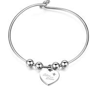 Bracciale da Donna di s'agapò della Collezione be My Always. Bracciale Rigido in Acciaio con Cuore. La referenza è sbm19