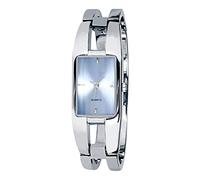 Bracciale da donna, regalo di San Valentino, quadrante quadrato delle donne che cambia colore braccialetto braccialetto al quarzo moda orologio da polso - blu