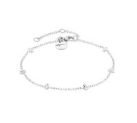 Bracciale da donna Tarmaris in acciaio inox, regolabile e impermeabile, 21 cm, Acciaio inossidabile, vetro