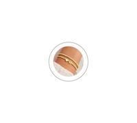 Bracciale da Donna TINGN in Oro con Cuore - Bracciale in Oro 14K Placcato con Cuore, con Lettere A-Z, Bracciale a Strati con Perle, Braccialetti Personalizzati, Regali per Donne, Ragazze, Amiche