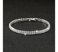 Bracciale da tennis in zirconia , base in rame, zirconia , gioielli per per donne, idea regalo, gioielli di moda | Bracciale | Design
