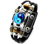 Bracciale da uomo BA-34446 - Nero / Blu