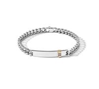 Bracciale da uomo Comete a catena in acciaio e brillanti UBR 1154