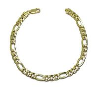 Bracciale da uomo in oro giallo 18 carati modello classico 3x1 cavo 21,00 cm di lunghezza, 6 mm di larghezza e 6.30gr di peso in oro 18 carati. Chiusura a moschettone per la massima sicurezza