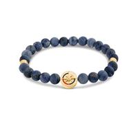 Bracciale da uomo Tommy Hilfiger con perle bussola e pietre di sodalite blu