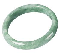 Bracciale di Bangle di Giada per Donne, Naturale gioielleria per bracciali giadeite Verde Chiaro 2584