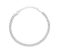 Bracciale di base fai da te della perla d'argento, braccialetto dell'argento sterlina 925 per le donne