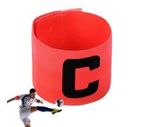 Bracciale Di Capitano Di Calcio - Banda Elastica Sport Non Slip, Nastro Regolabile Per Corrispondenza Professionale, Accessorio Per Allenamento Portatile | Design Classico Con Testi Visibili C, R Mate
