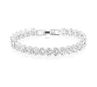 Bracciale Di Diamanti - Bracciale Sofisticato E Squisito Per Donne E Ragazze | Gioielli Alla Moda | Braccialetto Con Cristalli | Braccialetto Moderno | Monile Da Polso Di Semplice Cristallos
