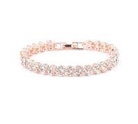 Bracciale Di Diamanti - Bracciale Sofisticato E Squisito Per Donne E Ragazze | Gioielli Alla Moda | Braccialetto Con Cristalli | Braccialetto Moderno | Monile Da Polso Di Semplice Cristallos