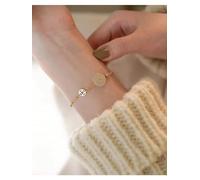 Bracciale di Fibbia per Pace hetiane Oro 14k - Feng Shui Harmony Buckle, Bracciale di Giada Fortunato per Donne, Verde Scuro