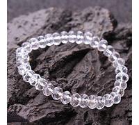 Bracciale di gemma naturale bracciale di gemma naturale bracciale in quarzo trasparente per donne feng shui bracciale reiki chakra cristallo quarzo braccialetto braccialetto attirare ricchezza buona