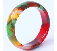 Bracciale di Giada colorato Naturale, Braccialetto di Giada colorato in Stile Etnico, Braccialetti di Giada da Donna fine Manda la Mamma alla Fidanzata i Migliori Gioielli di, 62-64mm