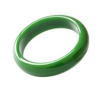Bracciale di Giada per Donna, Braccialetto di Pietra Verde Braccialetti di Stile Cinese con Gradiente Naturale con Scatola Ricchezza Fortuna Guarigione Protezione Buona Fortuna Regalo di Gioielli