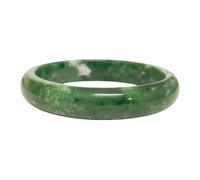 Bracciale di Giada per Donna, Braccialetto di Pietra Verde Braccialetti di Stile Cinese con Gradiente Naturale con Scatola Ricchezza Fortuna Guarigione Protezione Buona Fortuna Regalo di Gioielli