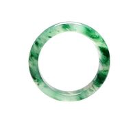 Bracciale di giadeite,giada liscio con fiori fluttuanti ghiaccio naturale