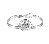 Bracciale di Gioielli, Signore adorano i Braccialetti Regali per la Sua Donna Moglie Mamma Che corre di Pittura a Cavallo Bianco