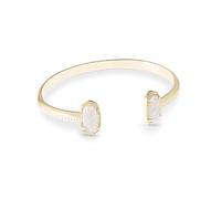 Bracciale di lusso con pietre preziose ovali for donna - Bracciale in metallo con pietre preziose multicolori, semplice regalo di gioielli(Gold10)