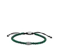 Bracciale di malachite per perline da uomo fossile Colore: verde (Modello: JF04415040)