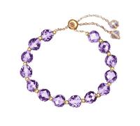Bracciale di nascita per ragazze temperamento tessuto femminile design Personality Bracelet Simple Student Red Bracelet Bracelet Jewelry Junkers cinturino in pelle, A, Cristallo artificiale, Nessuna