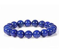 Bracciale Di Perle Di Lapis Lazuli - Fatto A Mano Con Pietre Genuine