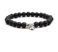 Bracciale di Perle Naturali per Lui e per lei, Diametro 8 mm, Regalo per Gli Amici Rubinetti Domestici