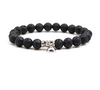 Bracciale di Perle Naturali per Lui e per lei, Diametro 8 mm, Regalo per Gli Amici Rubinetti Domestici