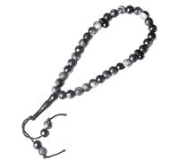 Bracciale di perle per uomo, braccialetto della fede - Bracciale portatile su perle sanscrite arabe, braccialetto Allah leggero, perline di buon fascino catena, gioielli simboli religiosi per