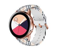 Bracciale di ricambio CADORABO Bracciale in silicone 22 mm compatibile con Samsung Galaxy Gear S3 / Gear 2 con design stampato CARTUCCIA, Silicone