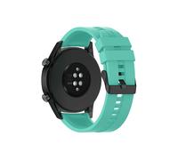 Cadorabo Braccialetto in Silicone 22mm Compatibile con Samsung Galaxy Gear S3/Gear 2 in Turchese - Braccialetto di Ricambio per Huawei Watch GT per Ticwatch PRO per Pepple Time per Amazfit Pace UVM
