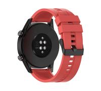Bracciale di ricambio CADORABO Bracciale in silicone 22mm compatibile con Samsung Galaxy Gear S3 / Gear 2 ROSSO, Silicone