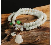 Bracciale di ricchezza Feng Shui Bracciale Buddha Che Rise Buddha Fei Cui Jade Multi-Gem PHARMCH GREND Green Bangle Chakra Talisman BRACHETTO di CRIDOLE MULIGLIA