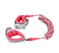 Bracciale di Sicurezza per Bambini, Collegamento da Polso Anti Smarrimento per Bambini Design Riflettente da 8,2 Piedi per attività Interne Ed Esterne (Rosa rossa 6,6 piedi