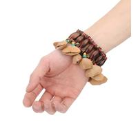 Bracciale di tamburo africano Grcfumo, anklet bracciale a coppa a mano, braccialetto a guscio africano, forniture per strumenti musicali per amici, parenti o amanti