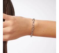 Bracciale Donna Acciaio Catena Sagapo Maglie Regalo Lei SHK116
