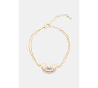 Bracciale Donna Acciaio Con Arcobaleno Bracciale Portafortuna Colorato Unisex