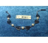 Bracciale Donna Acciaio Cuori e Perle Alternate Sagapo SAF12 Idea Regalo sagapò