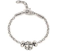 Bracciale Donna Acciaio Drops con quadrifoglio Argento Morellato SCZ170