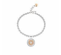 Bracciale Donna Acciaio Glitter con Lettera Iniziale Alfabeto OPSBR OPS Objects