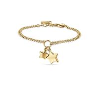 Bracciale Donna Acciaio Ip Gold Con Stelle Oro Luca Barra BK2215