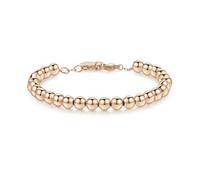 Bracciale donna acciaio oro rosa sfere grandi regolabile Sagapo SHAC38