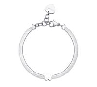 Bracciale Donna Acciaio Snake Charm Sagapo Cuore Fiore Farfalla Coccinella
